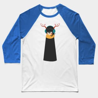 Deer Girl Baseball T-Shirt